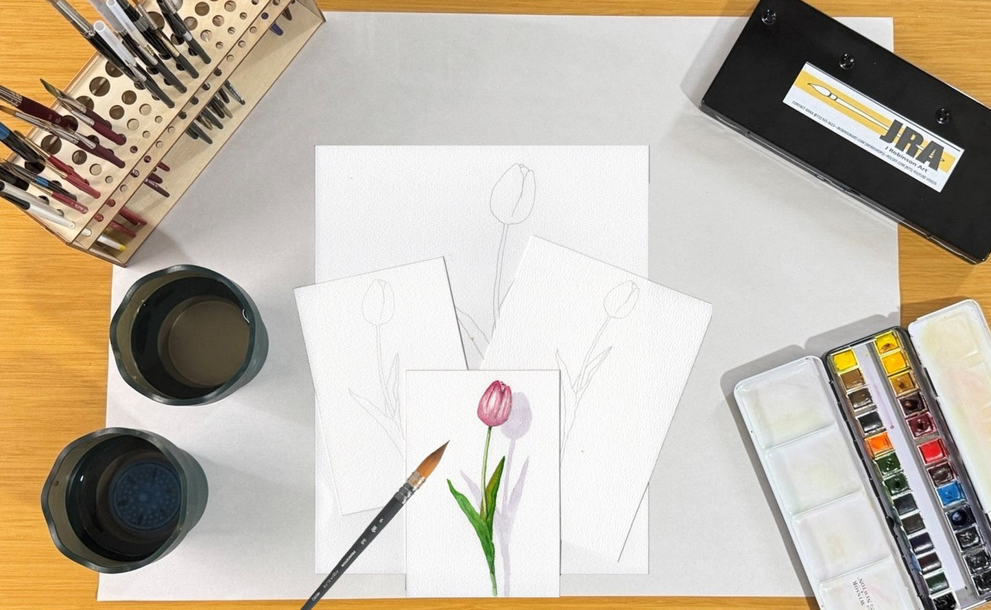 3 Pack Tulip 4x6, 5x7, 8.5x11 Templates
