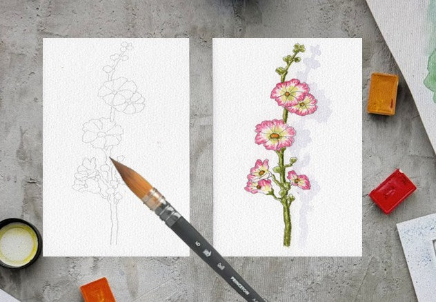 3 Pack 3 Floral 5x7 Templates #3