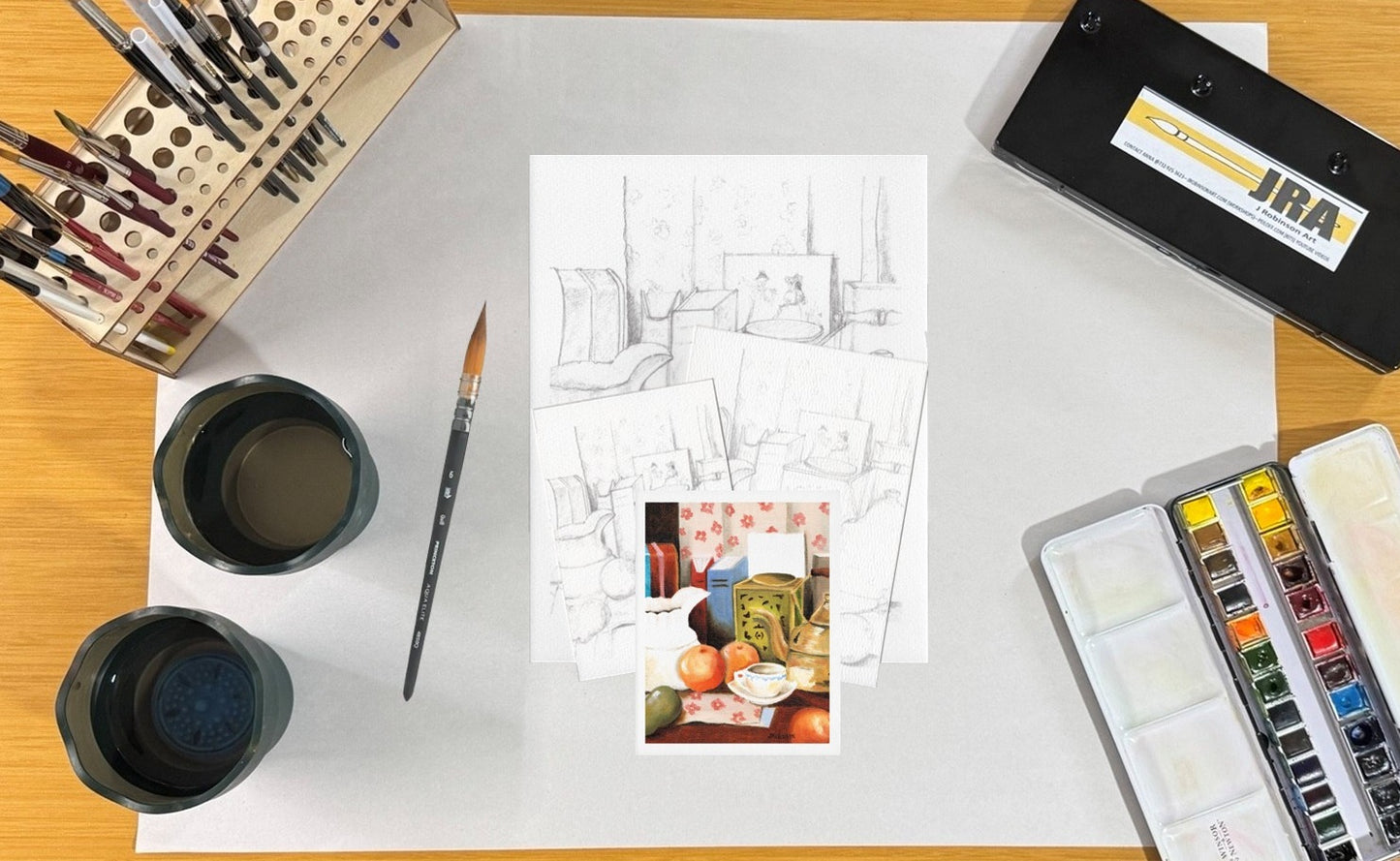 3 Pack Oranges and Tea 4x6, 5x7 and 8.5x11 Templates