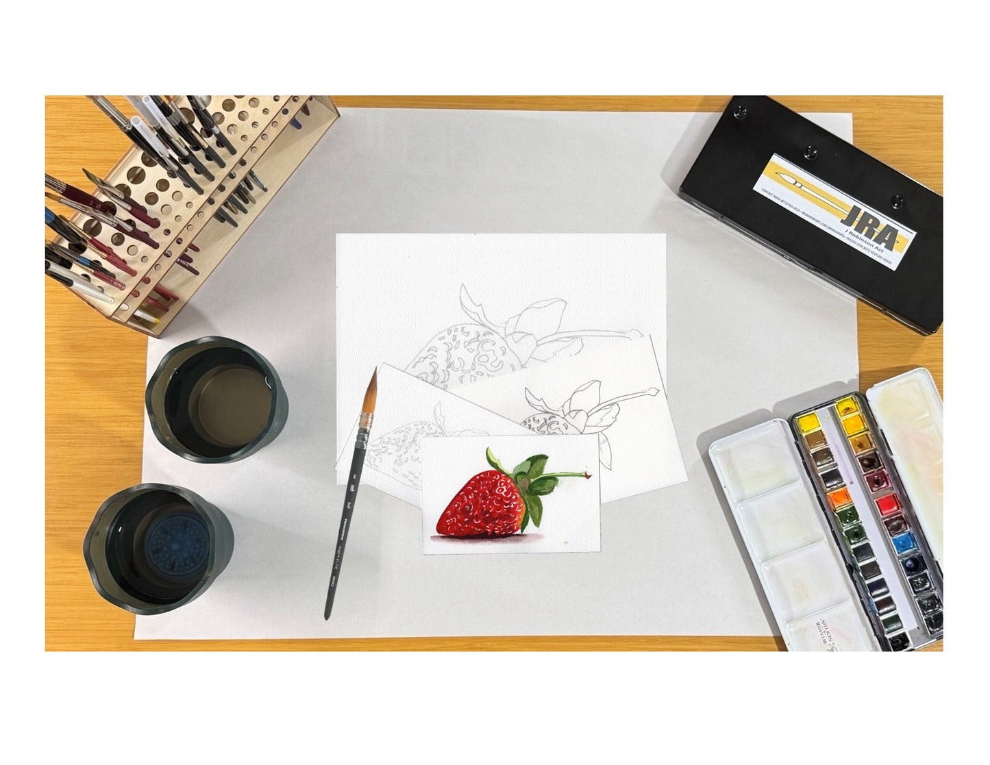 3 Pack Strawberry 4x6, 5x7 and 8.5x11 Templates