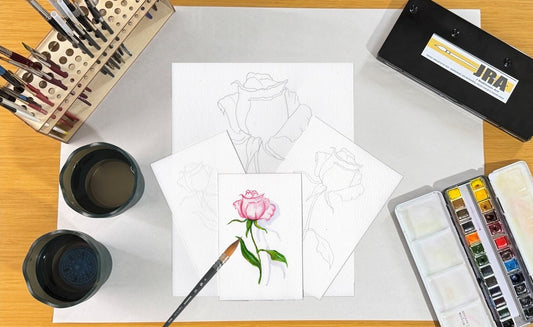 3 Pack Rose 4x6, 5x7, 8.5x11 Templates