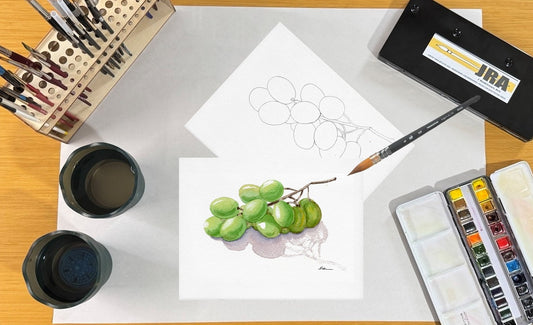 Green Grapes 8.5x11 Template