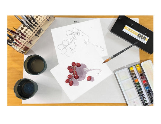 Red Grapes 8.5x11 Template