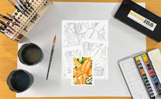 3 Pack A Gift of Flowers 4x6, 5x7 and 8.5x11 Templates
