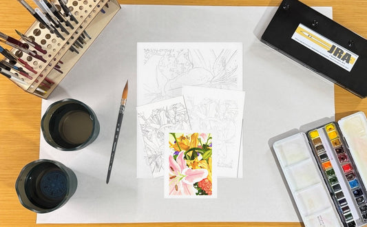 3 Pack Anna's Flowers 4x6, 5x7 and 8.5x11 Templates