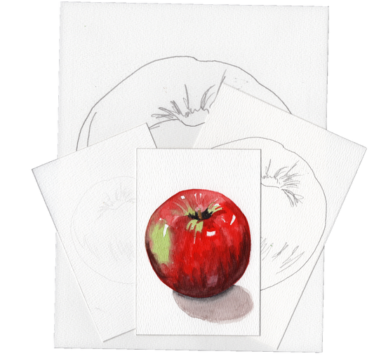 3 Pack Apples 4x6, 5x7 and 8.5x11 Templates