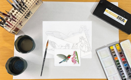 3 Pack Humming Bird 4x6, 5x7 and 8.5x11 Templates